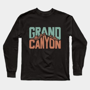 Grand Canyon Adventure - Rustic Wilderness Long Sleeve T-Shirt